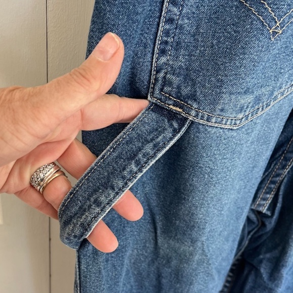 Vintage Levi's Two Horse Brand Carpenter Overalls 90's - Picture 10 of 11